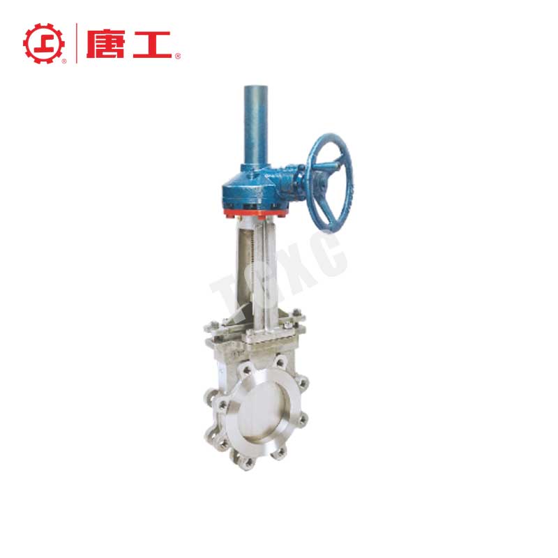 Bevel Gear Operated Lug Type Wafer Knife Gate Valve