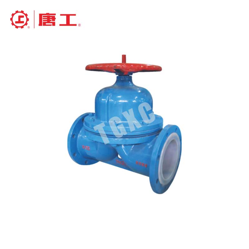Fluorine-Lined Diaphragm Valve
