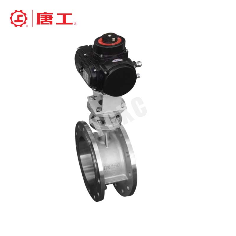 electric-Stainless-Steel-Flange-Butterfly-Valve