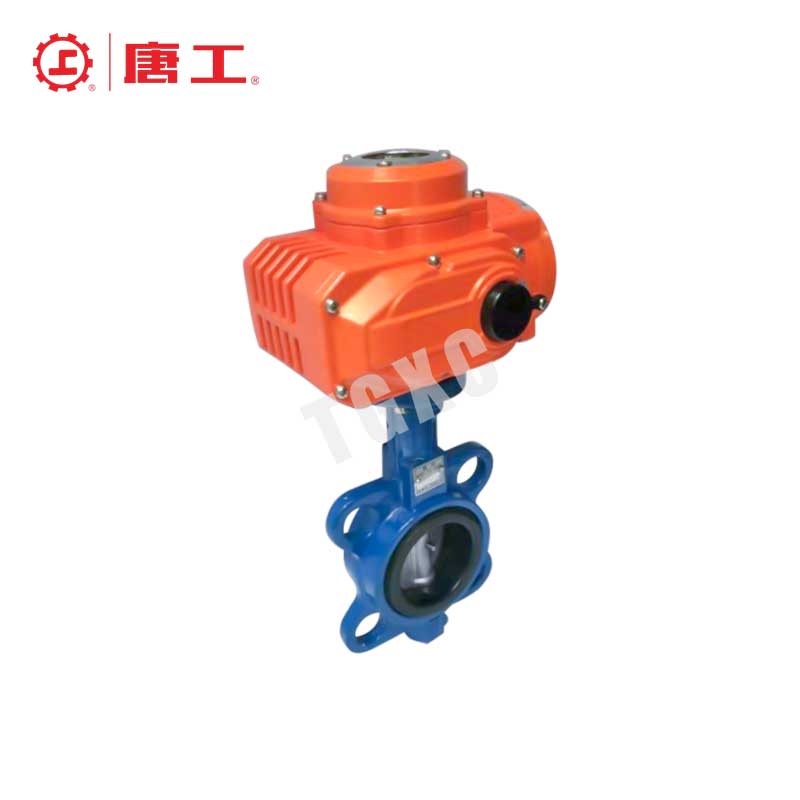 Electric soft seal butterfly valve