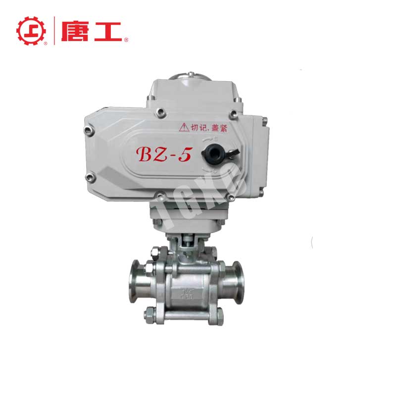 Motor-Operated Three-Piece Quick-Install Ball Valve
