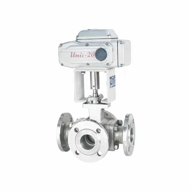 Electric Three-Way Ball Valve