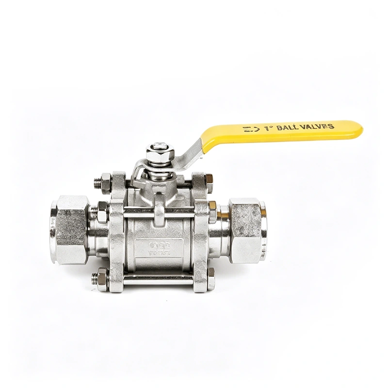 Three Piece Ferrule Ball Valve 800x800