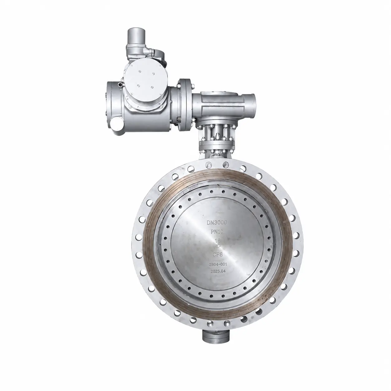 electric actuated metal seated butterfly valve