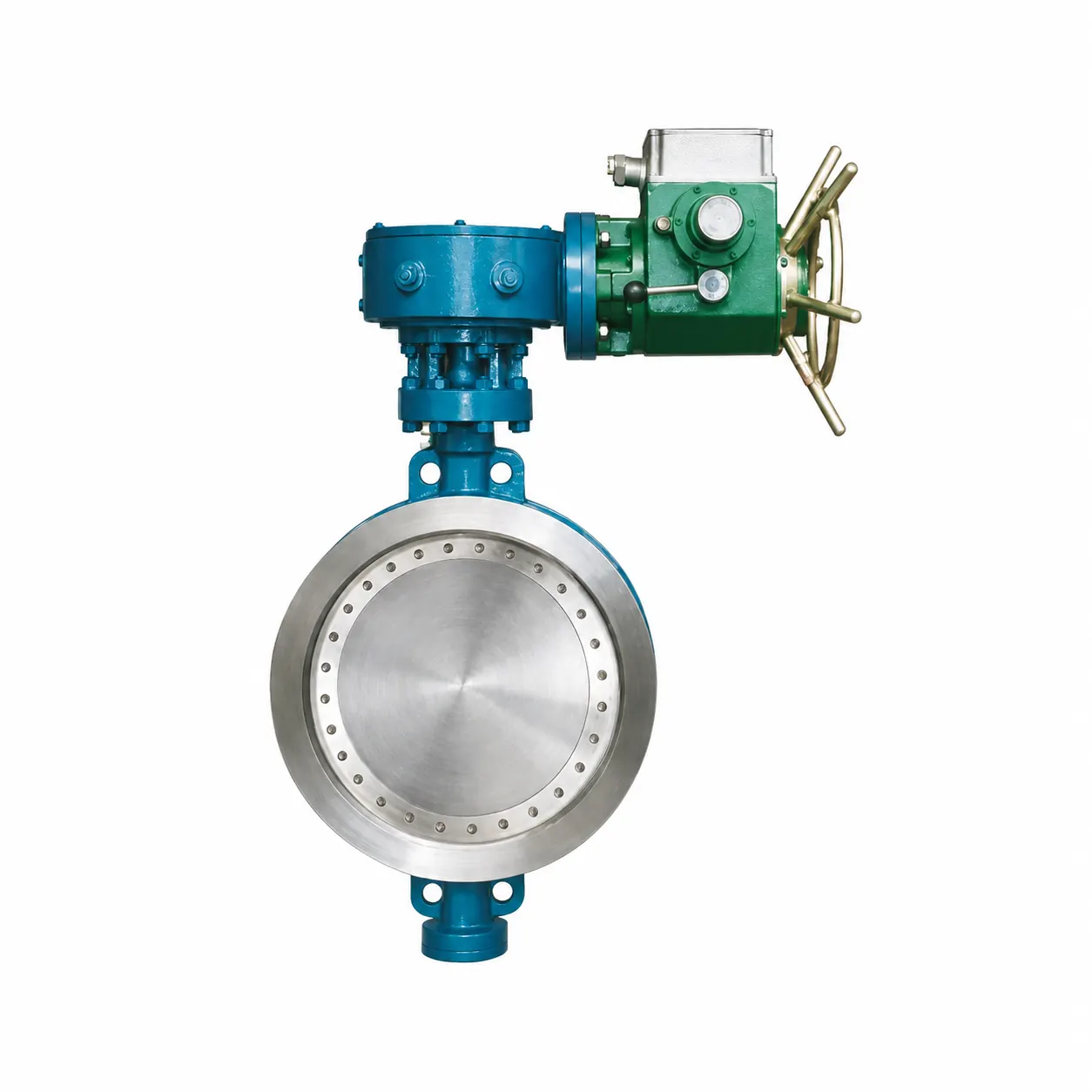 electric actuated triple offset butterfly valve