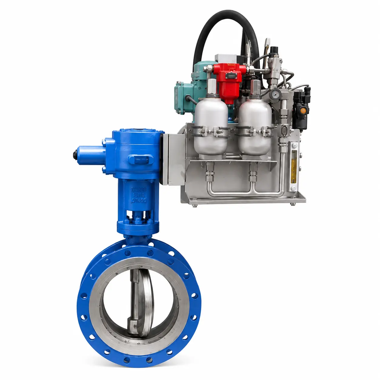 hydraulic actuated butterfly valve