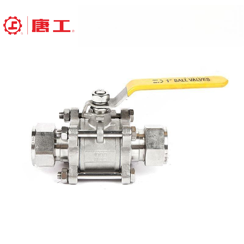 Three-Piece Ferrule Ball Valve
