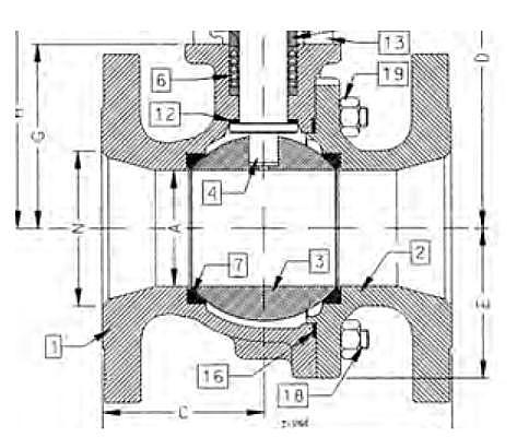 Floating Ball Valve Diagram
