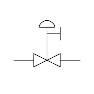 Hand Wheel Actuator Valve Symbol
