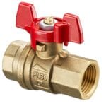 T-handle-brass-ball-valve