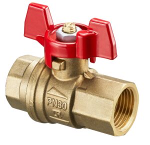 T-handle-brass-ball-valve