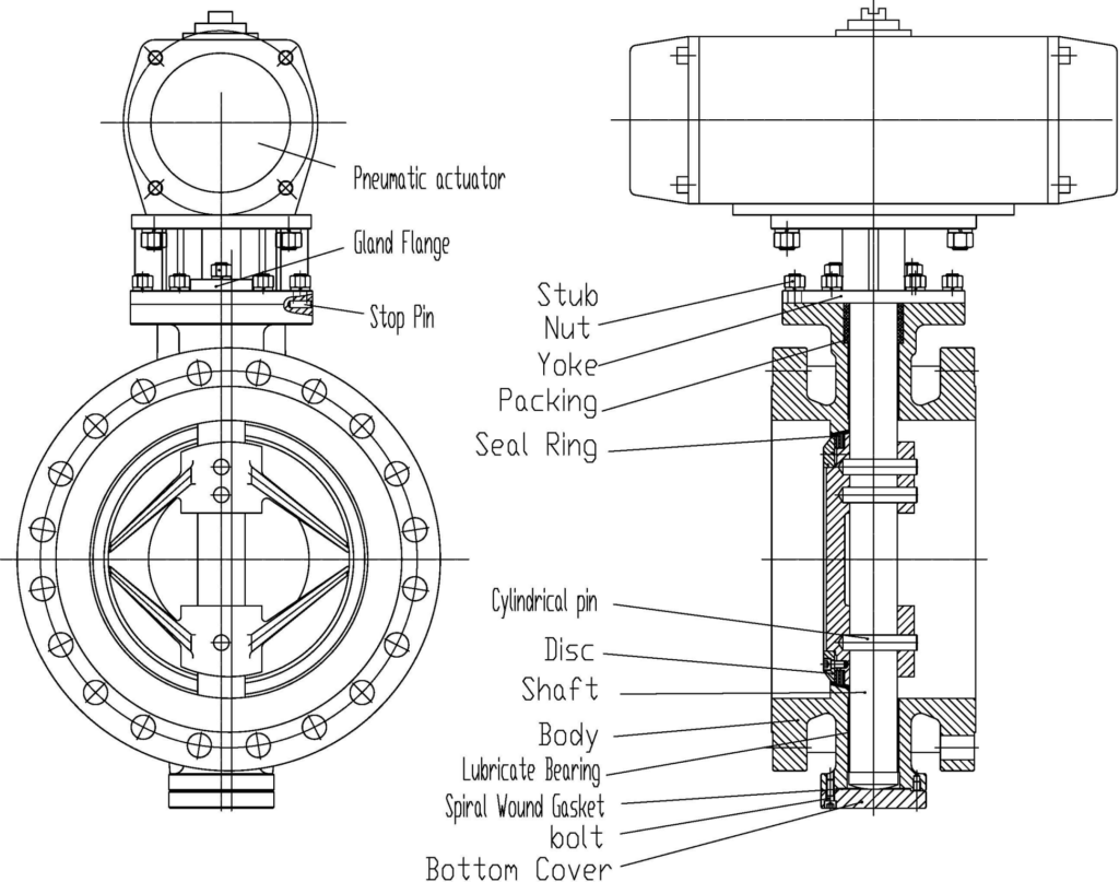 pneumatic-butterfly-valve-diagram