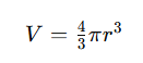 sphere-formula