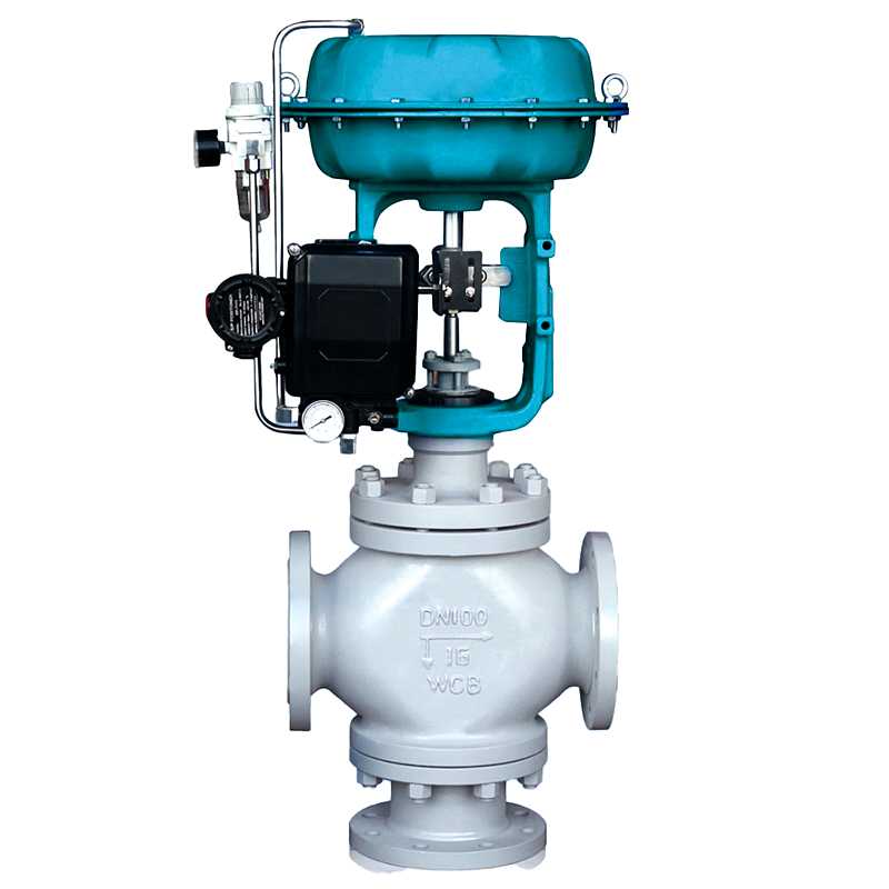 Three-way-shunt-and-confluence-control-valve