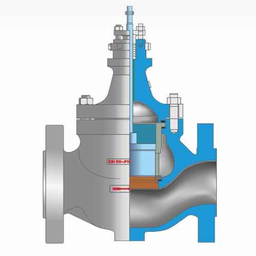 Top-guide sleeve control valve diagram