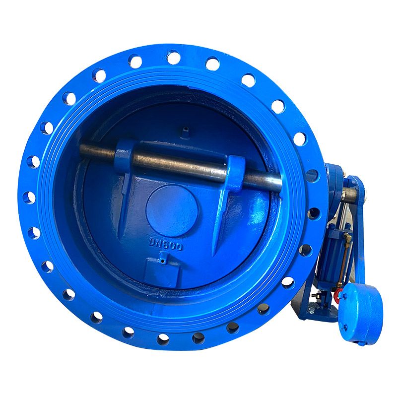 DN600-Pn16-Hydraulic-Slow-Closing-Flanged-Check-Valve