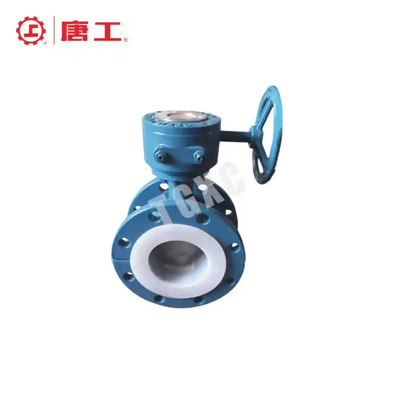 Flanged PTFE-lined butterfly valve (Midline)