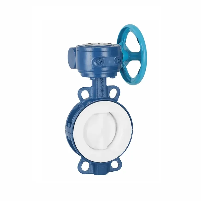 Worm Gear Wafer butterfly Valve