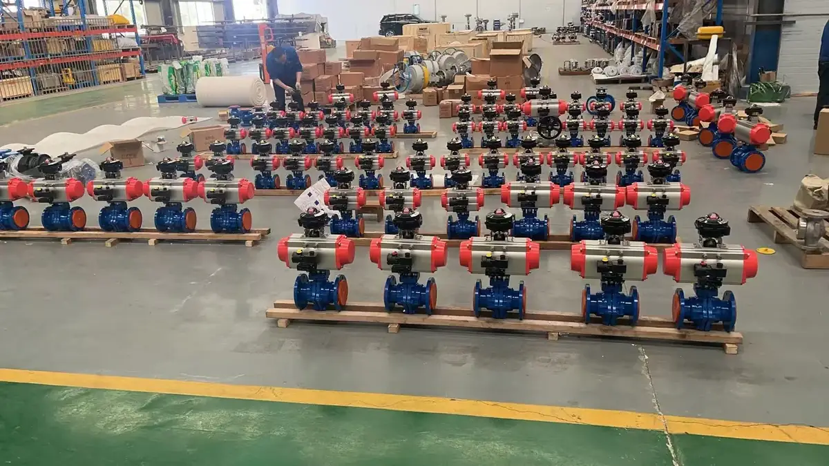 Industrial valve assembly function check and actuator commissioning process