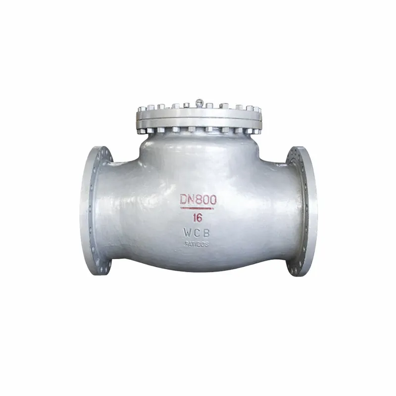 industrial non-slam axial flow check valve for automatic backflow prevention and water hammer reduction