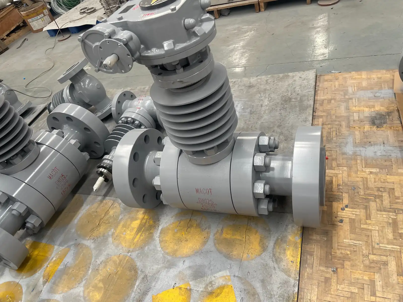 class 2500 forged trunnion mounted ball valve1