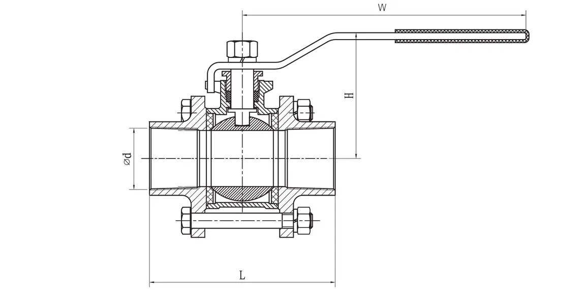 Three-Piece-Thread-Ball-Valve-Diagram