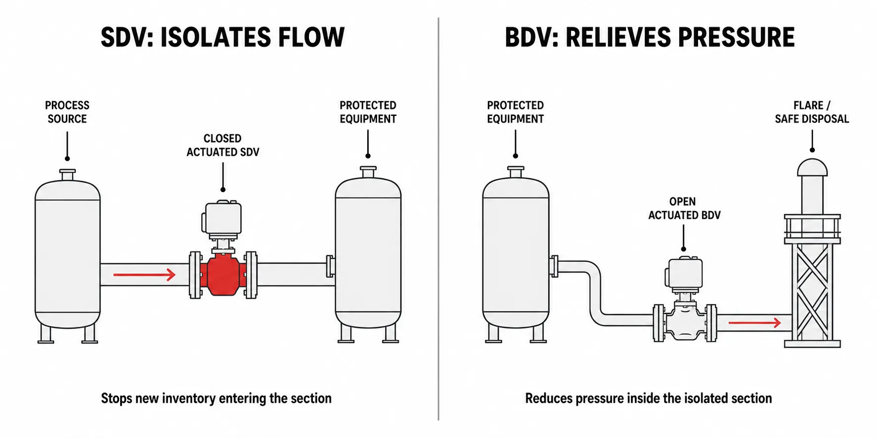 sdv bdv function comparison diagram
