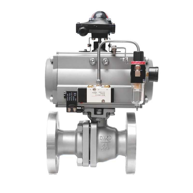 PNEUMATIC O-TYPE CUT-OFF BALL VALVE