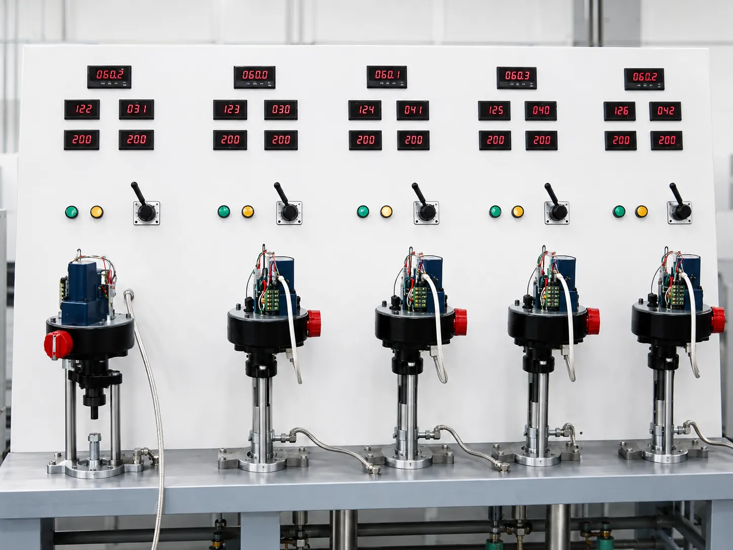 Industrial valve life fatigue test for long term reliability
