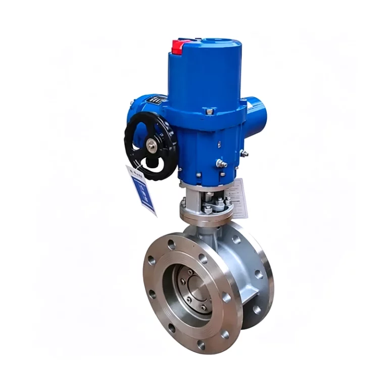 Electric Flanged Triple Offset Butterfly Valve 3
