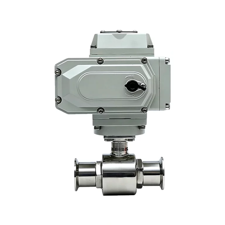 Electric Sanitary Quick Clamp Ball Valve