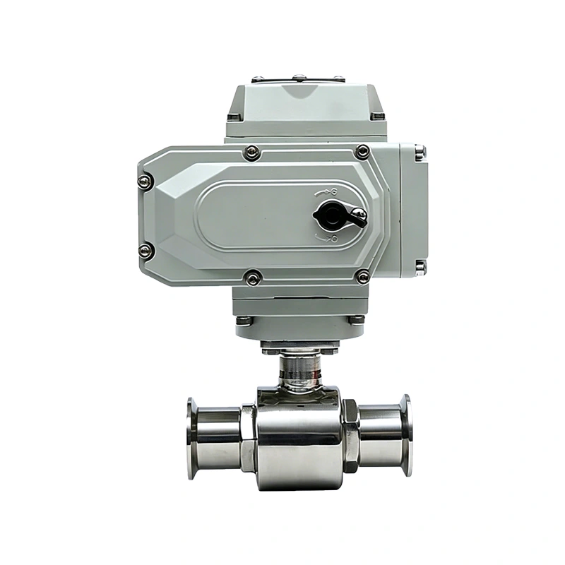 Electric Sanitary Quick Clamp Ball Valve