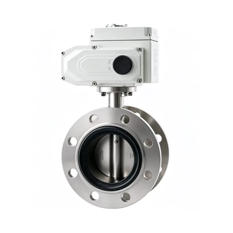 Electric Stainless Steel Flanged Butterfly Valve