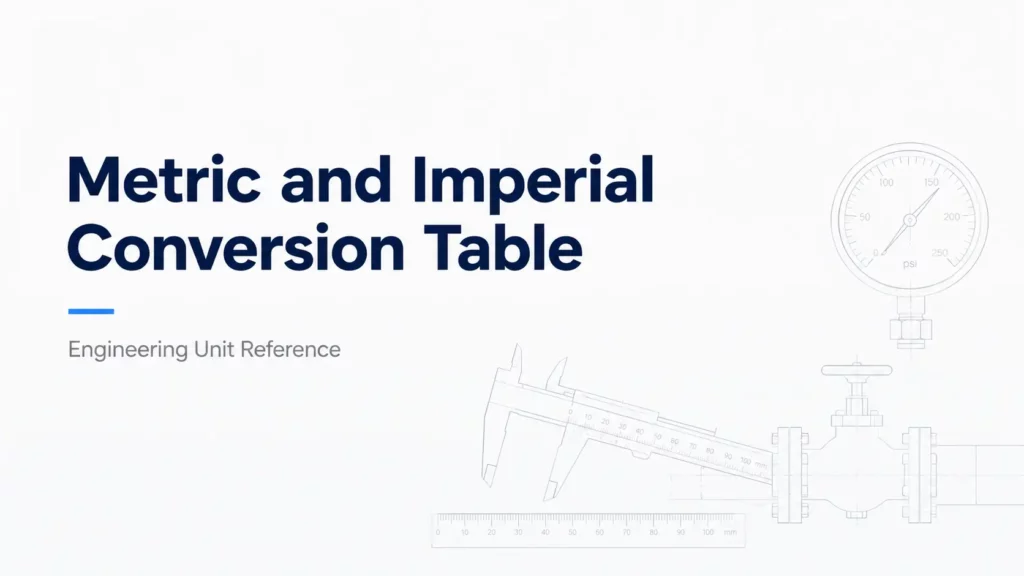 Metric and Imperial Conversion Table