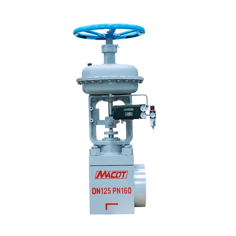 Pneumatic Angle Type Control Valve