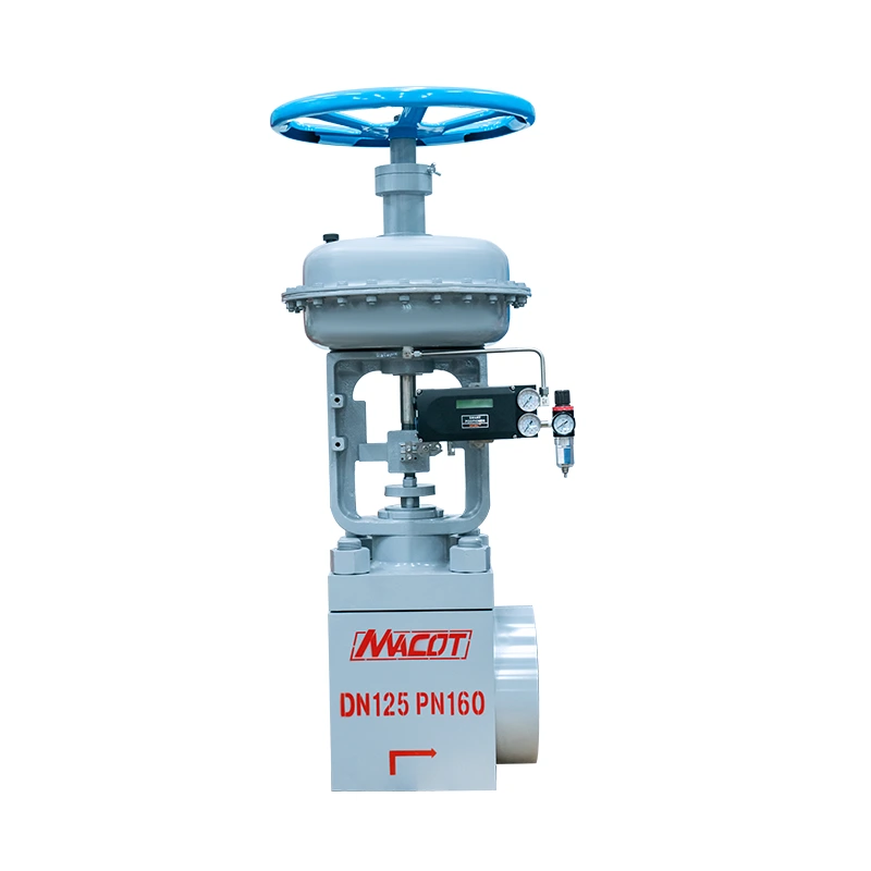 Pneumatic Angle Type Control Valve