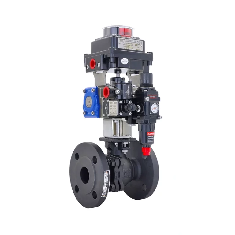 Pneumatic Cast Steel Flanged Ball Valve