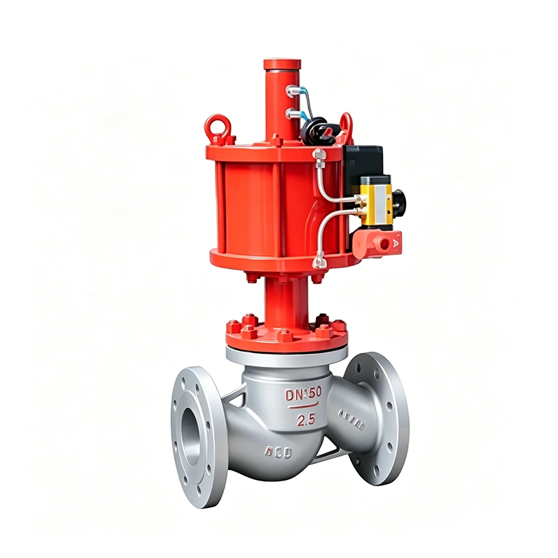 Pneumatic Cast Steel Globe Control Valve