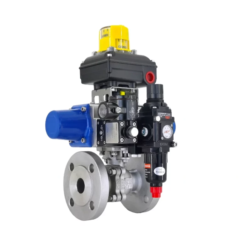 Pneumatic O-Type Cut-Off Ball Valve