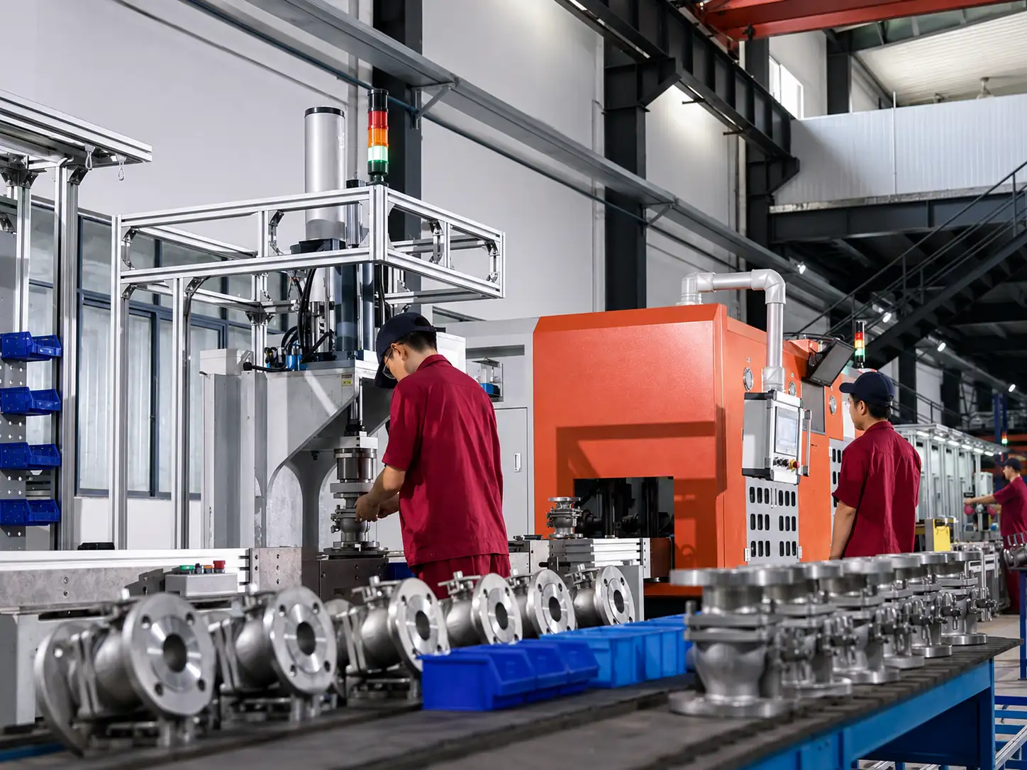 Control valve trim preparation and assembly