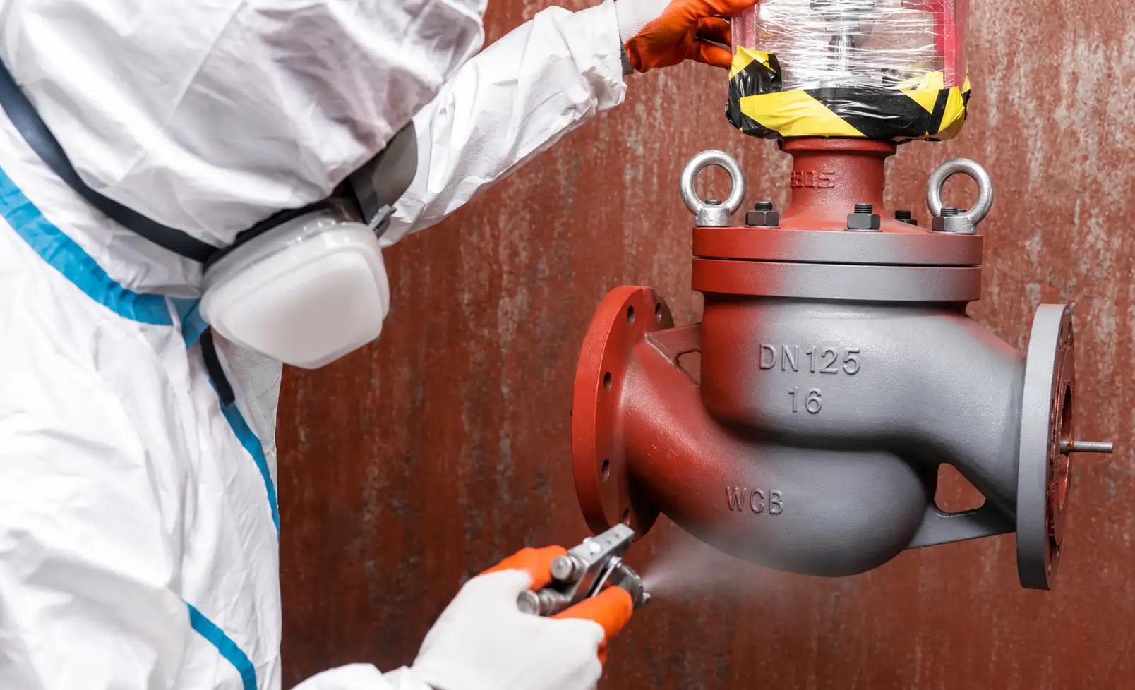 Control valve inspection coating and packing
