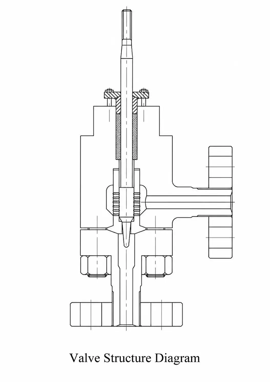 angle valve structure diagram