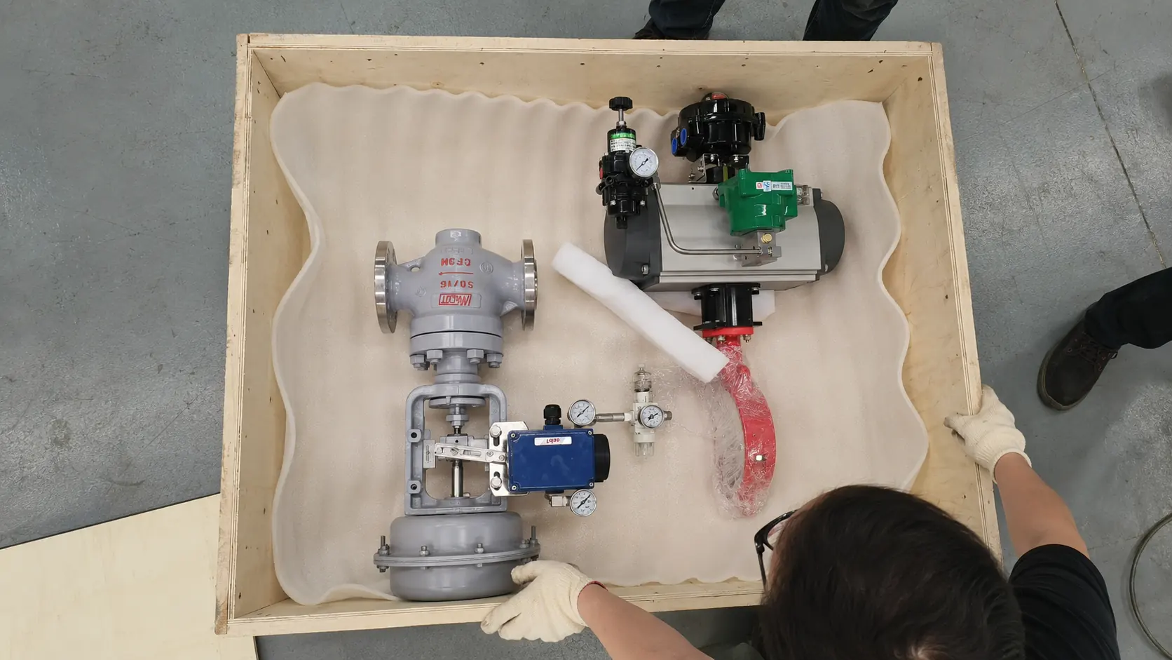 Industrial control valves workshop