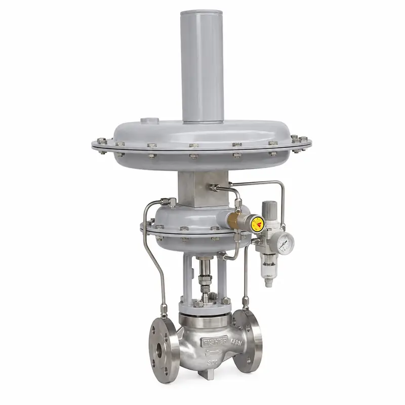 Control valve for local pressure or temperature regulation
