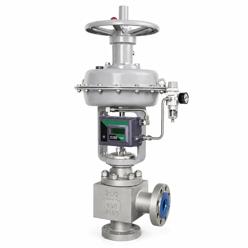 High pressure control valve for difficult pressure drop and fluid conditions