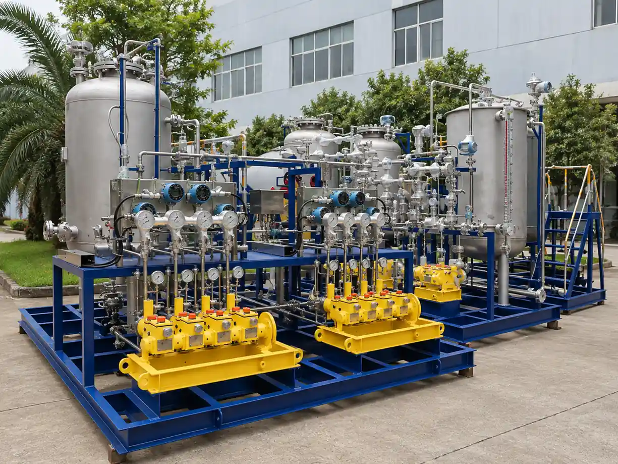 Multiple chemical dosing units