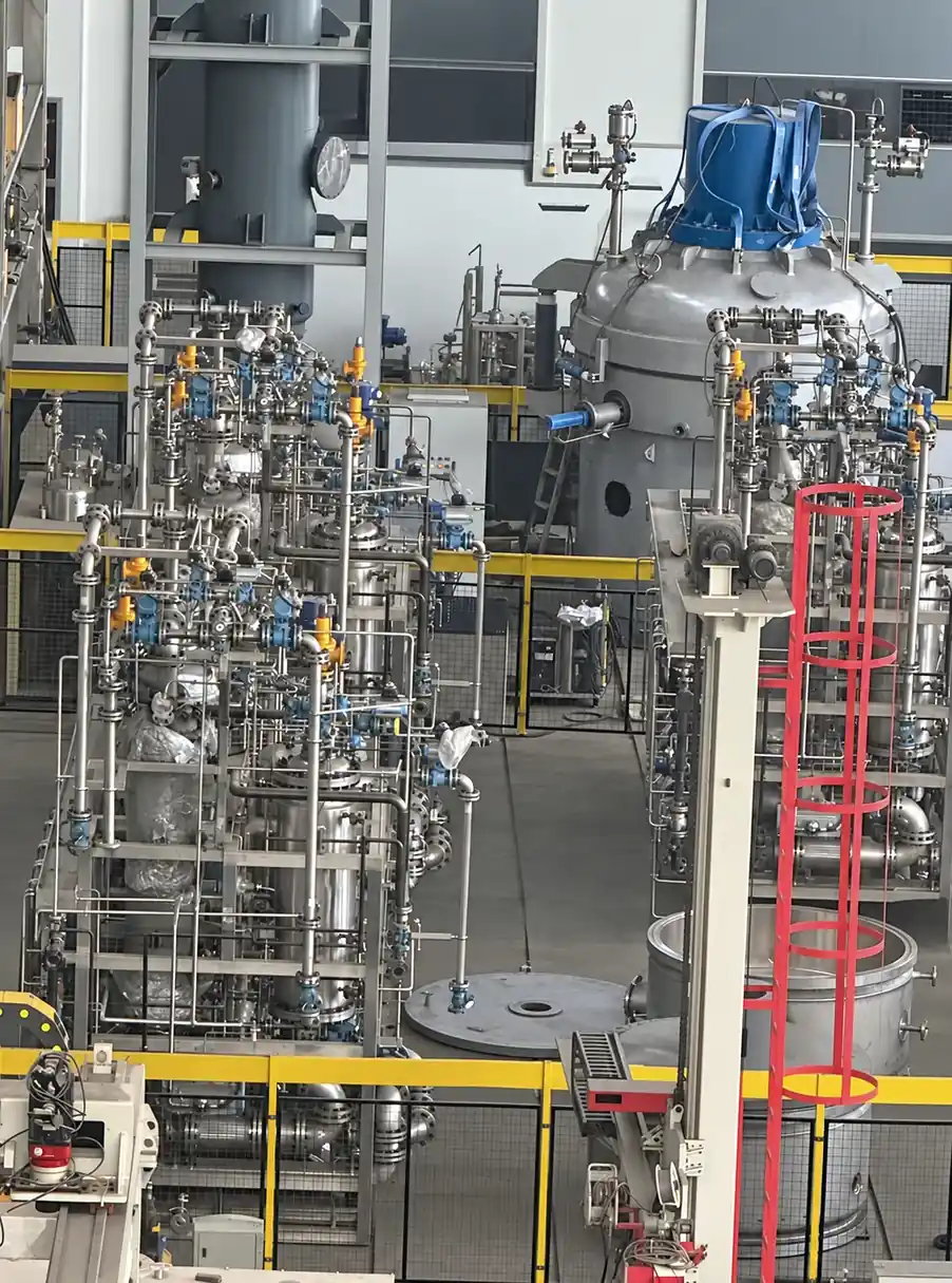 Process skid piping assembly
